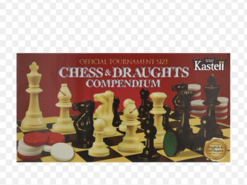 Combined chess and draught